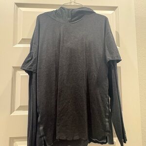 ALO Yoga Charcoal Hoodie/long sleeve